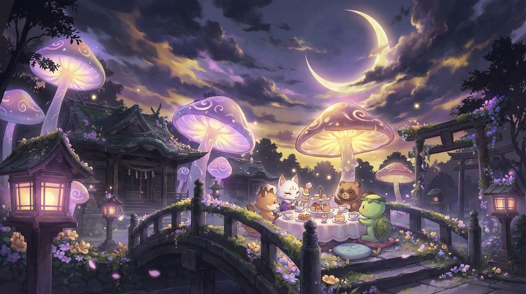 海角社区生活动漫-妖怪茶会